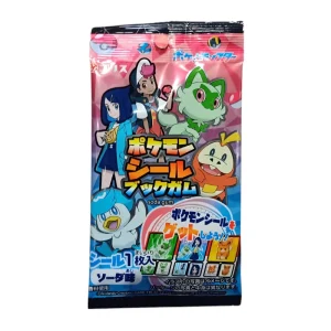 Pokemon Seal Book Gum Asian 3.5 g