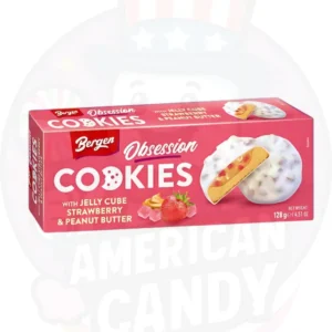 Bergen Cookies Jelly Cube Strawberry & Peanut Butter 128gr