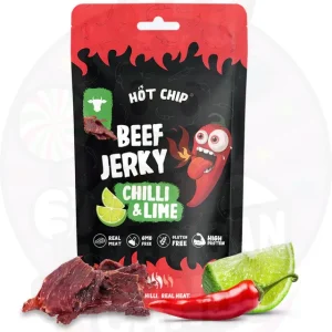 Hot Chip Beef Jerky Chilli & Lime 25g