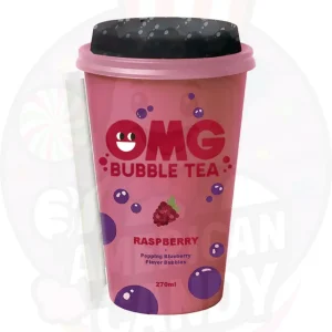 OMG Bubble Tea Raspberry and Blueberry 270ml