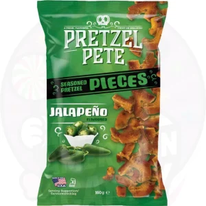 Pretzel Pete Pieces Jalapeno 160g