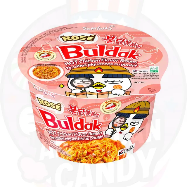 Samyang Ramen Bowl Hot Chicken Rose Sauce 105g