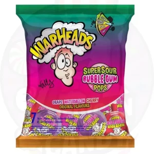 Warheads Bag Super Sour Bubblegum  105g
