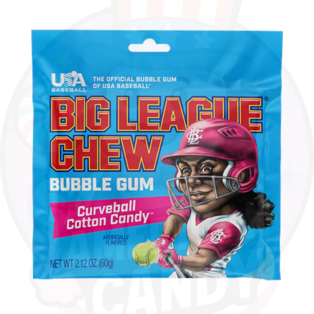 CANDY BIG LEAGUE 60 GR CHEW Cotton Candy