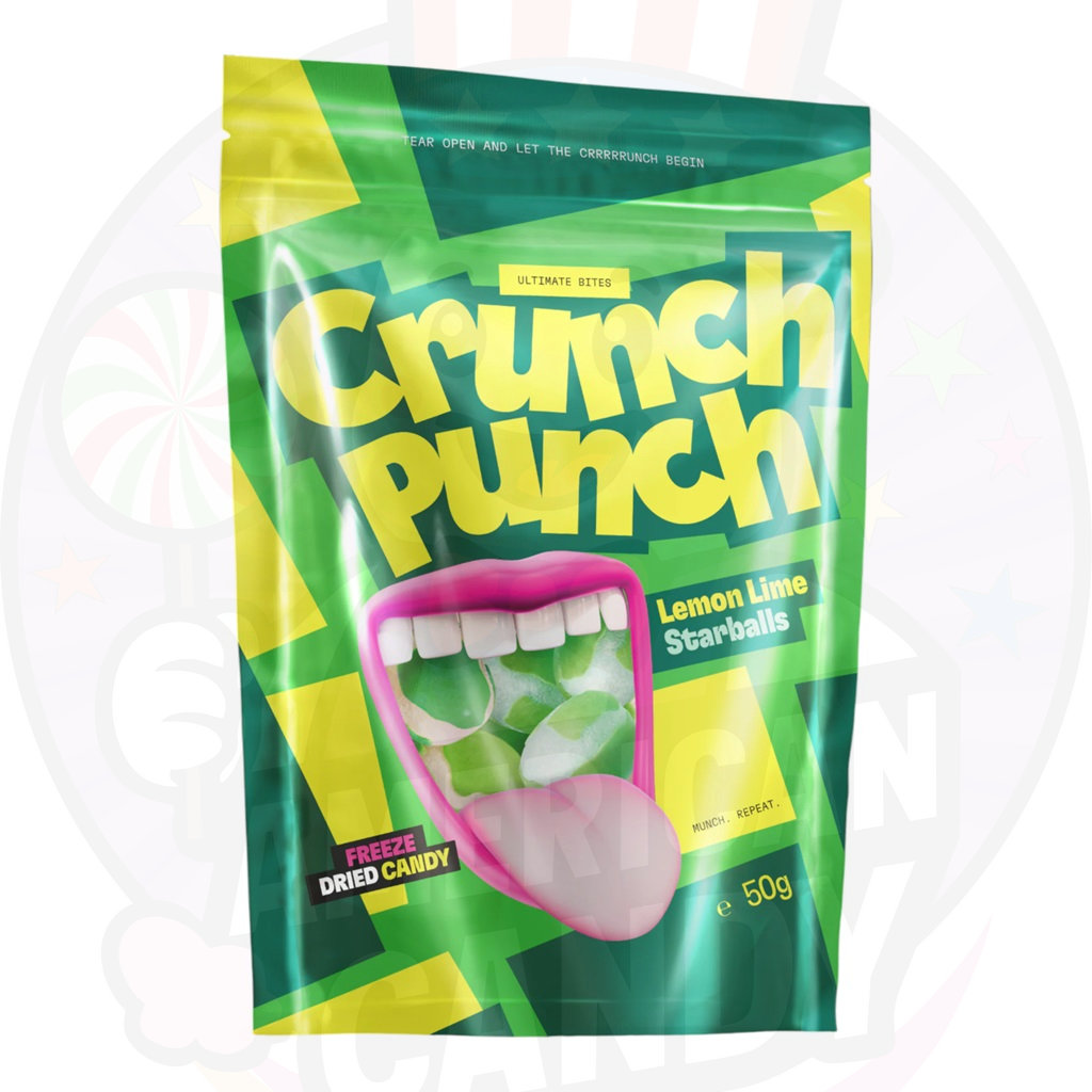 CANDY CRUNCH PUNCH 50 GR Lemon Lime Starballs