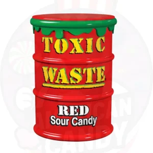 Toxic Waste Red Sour Candy Drum 42g