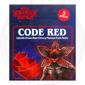 CANDY STRANGER THINGS 5 UN FRUIT ROLLERS RED CHERRY