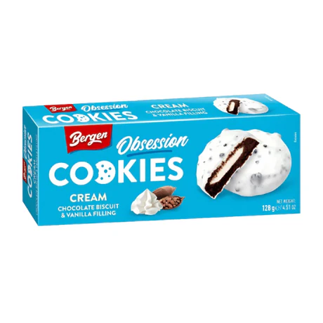 Bergen Obsession Cookies & Cream Vanilla 128g