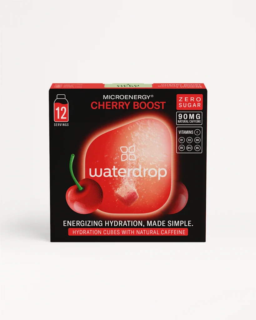 Waterdrop Cherry Boost 12 Pastillas Saborizantes