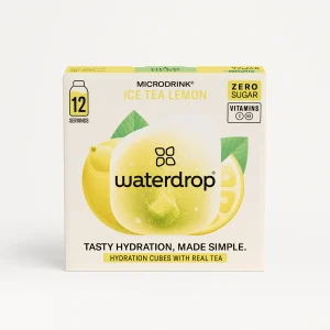 Waterdrop Ice Tea Limon 12 Pastillas Saborizantes