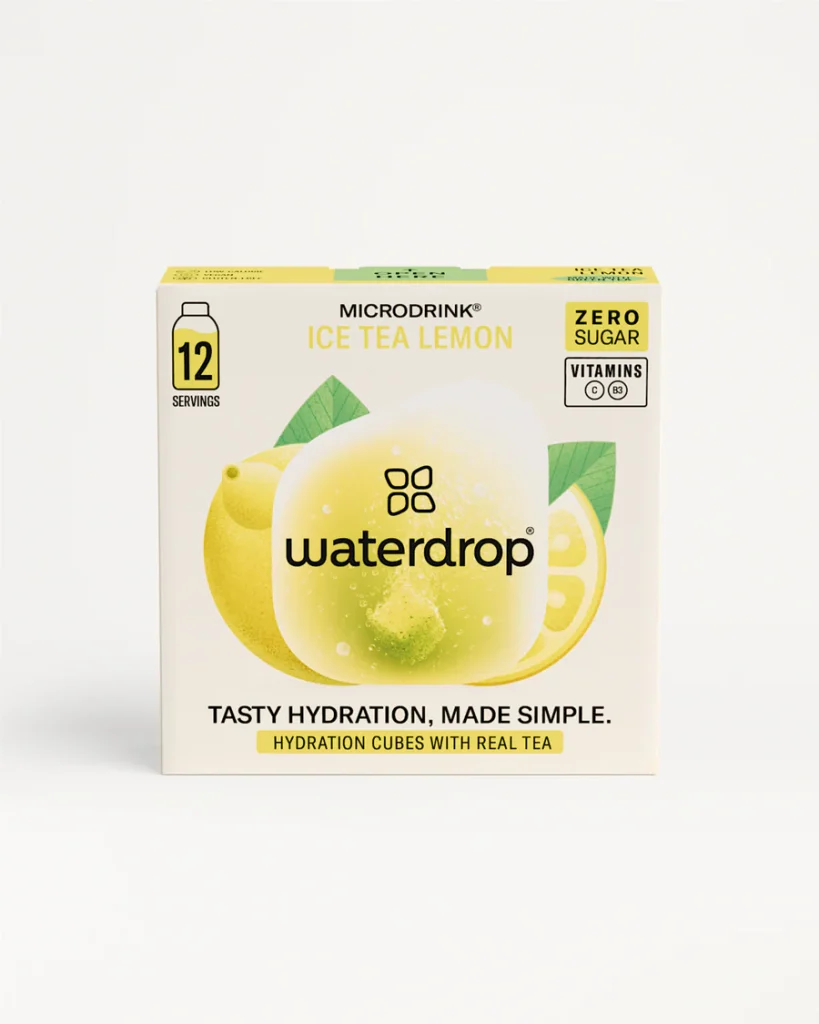 Waterdrop Ice Tea Limon 12 Pastillas Saborizantes