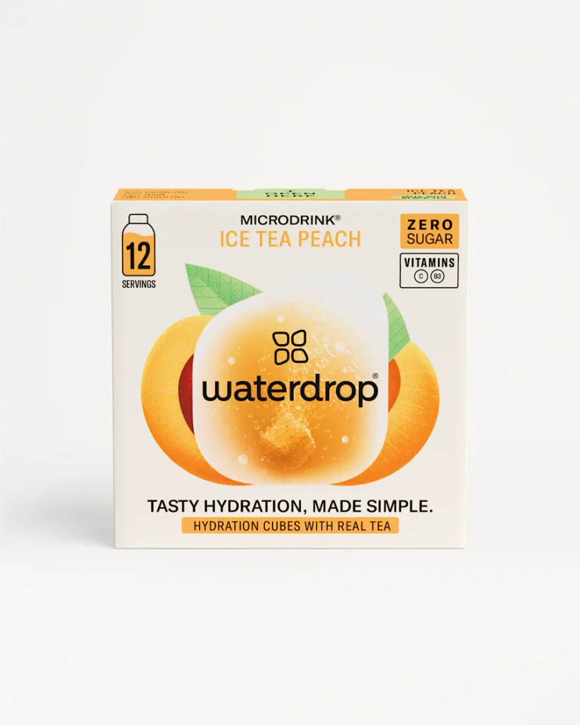 Waterdrop Ice Tea Peach 12 Pastillas Saborizantes