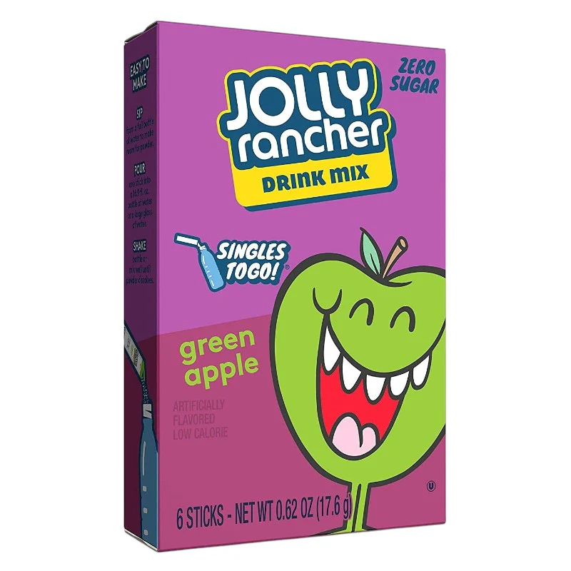 Jolly Rancher Singles Green Apple 6 x 2.9 g