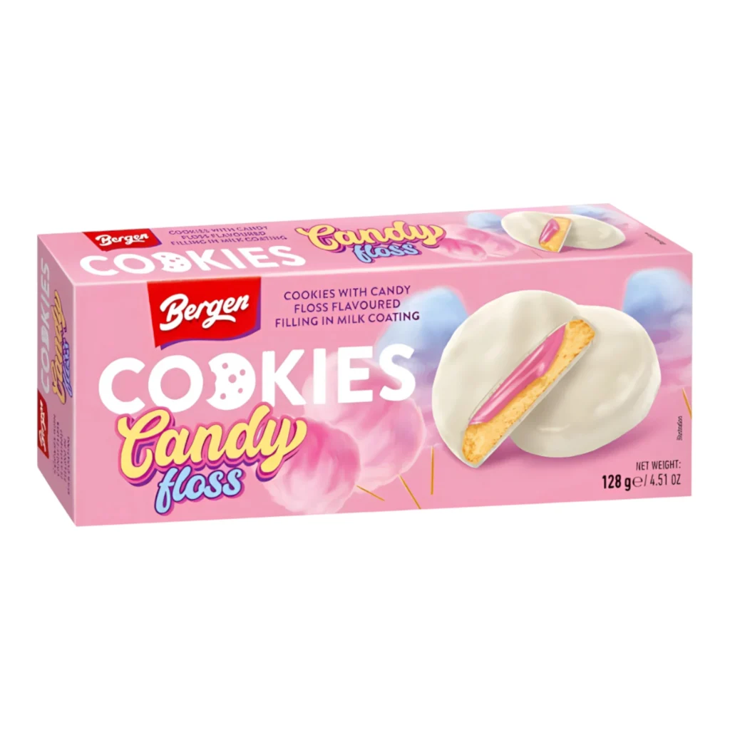 Bergen Cookies – Candy Floss 128g