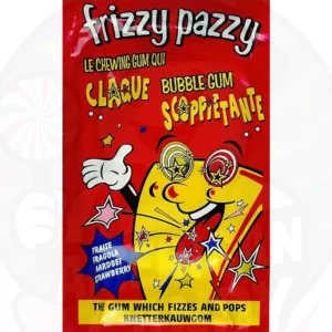 Frizzy Pazzy Bubble Gum Popping Strawberry 7g