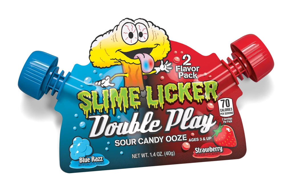 CANDY TOXIC WASTE 40 GR SLIME LICKERS DOUBLE PLAY