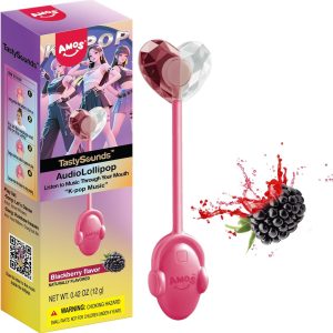 Amos Música Piruletas Chuches Sabor Blackberry