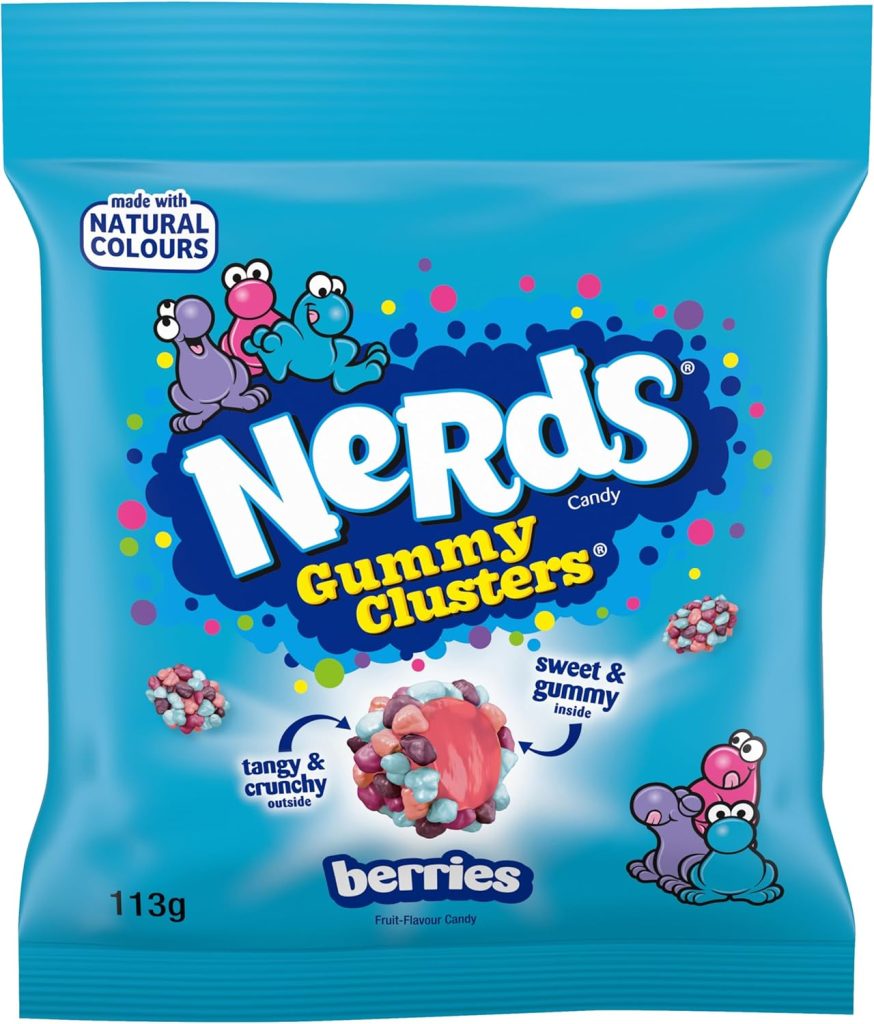 Nerds Gummy Clusters Berry Peg Bag 113g