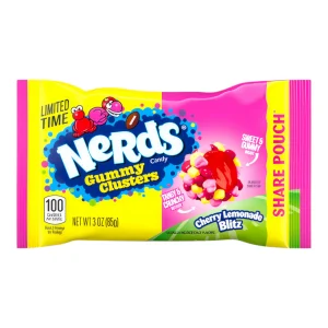 CANDY NERDS 85 GR GUMMY CLUSTERS CHERRY LEMONADE