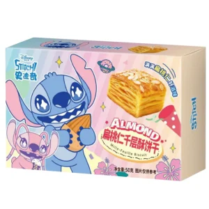 Binqi Stitch Almond Mille-Feuille Biscuit 50g