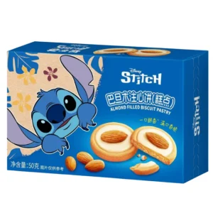 Binqi Stitch Almond Filled Biscuit Pastry 50g