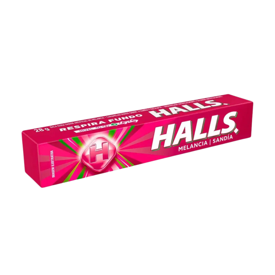 Halls Sandía Caramelo Sin Azúcar 32g
