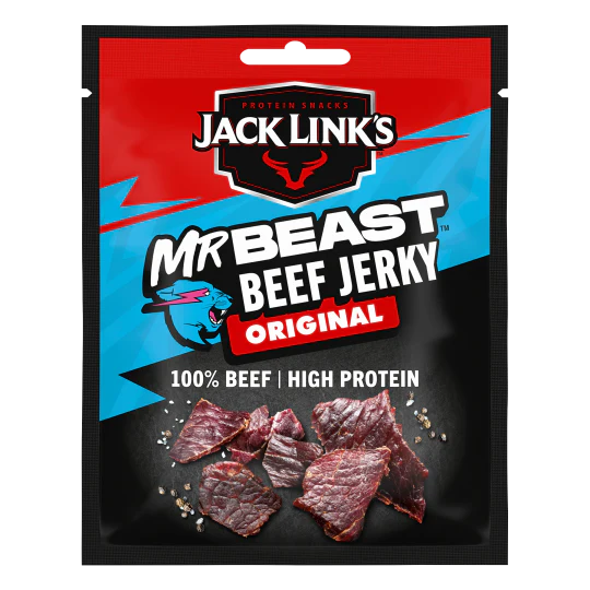 Jack Link's ft Mr Beast Beef Jerky Original 40g