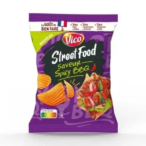 VICO Street Food sabor BBQ picante 120g