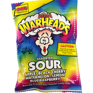 Warheads Mega Sour Assorted (42g)
