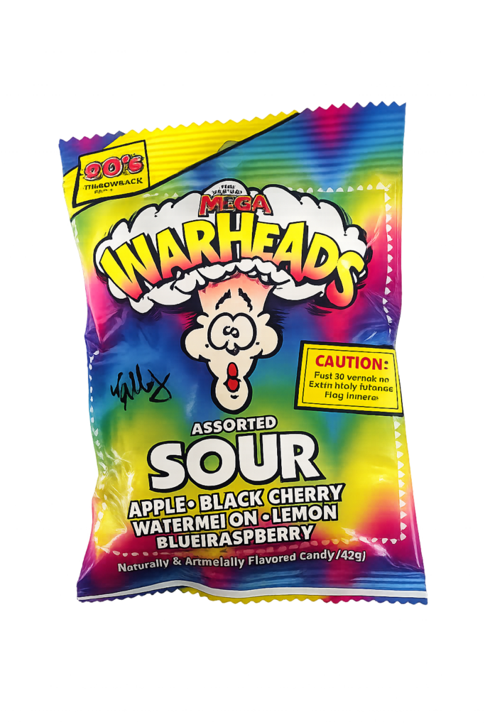 Warheads Mega Sour Assorted (42g)