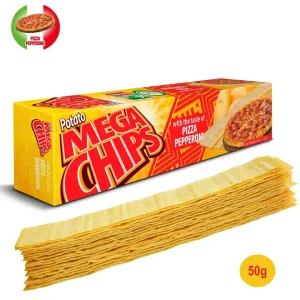 Mega Chips Papa con Sabor a Pizza Pepperoni 50gr