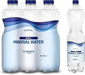 by Amazon Agua Mineral Natural 1,5 L(1 botella)