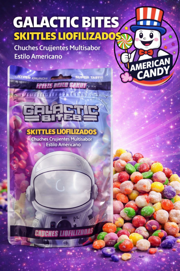 Galactic Bites Skittles Liofilizados 50g
