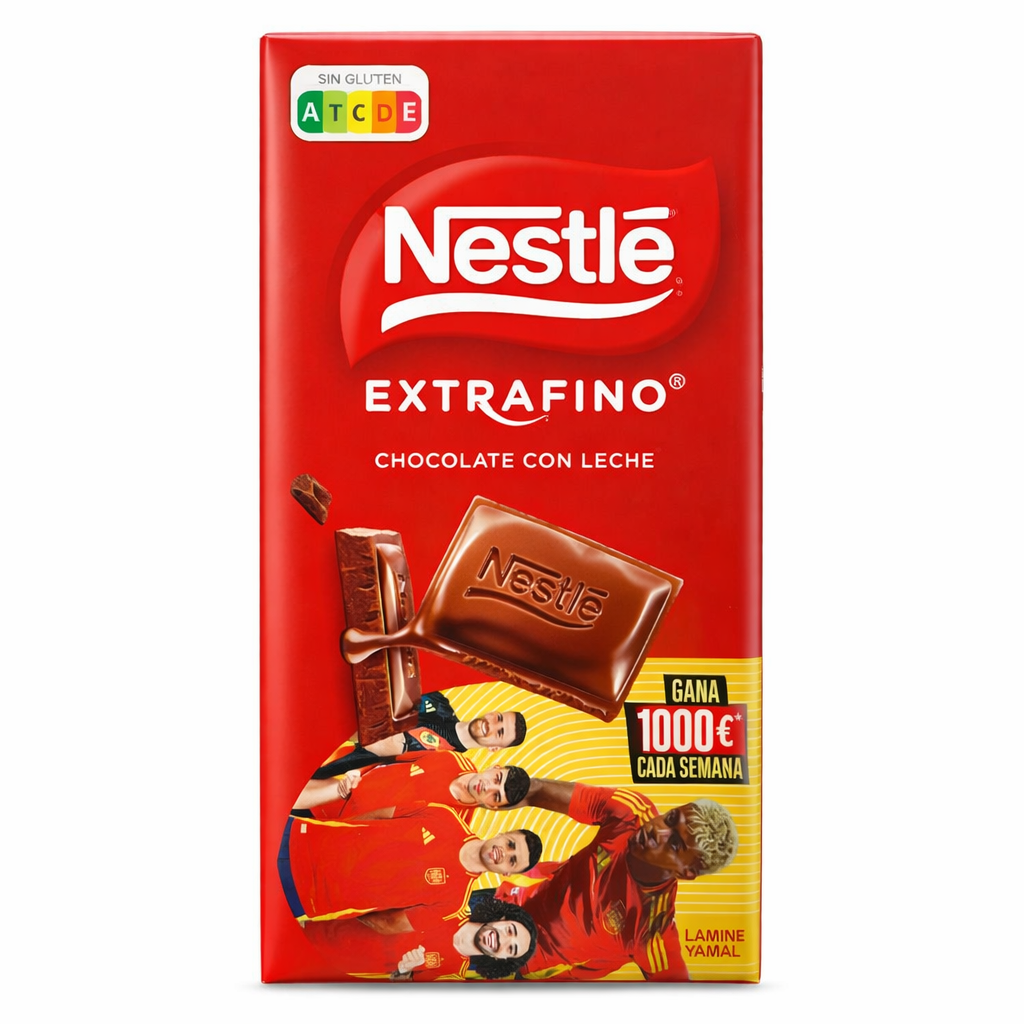 NESTLÉ EXTRAFINO Tableta Rellena Chocolate con Leche 125g