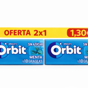 Orbit Menta Chicle Sin Azúcar 2x1 Oferta