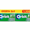 Orbit Hierbabuena (Spearmint) Chicle Sin Azúcar 2x1