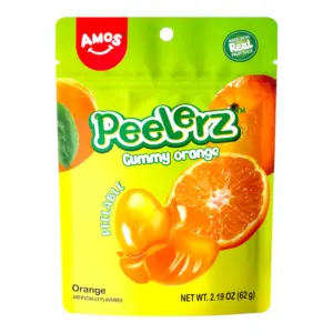 CANDY AMOS 65 GR PEELERZ GUMMY ORANGE