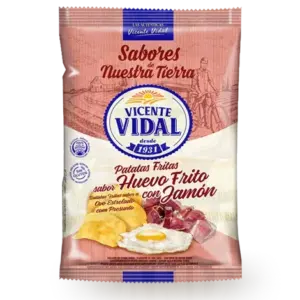 Papas Vidal Huevo Frito con Jamón