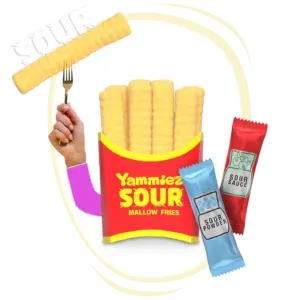 Yammiez Papas fritas Sour  48g