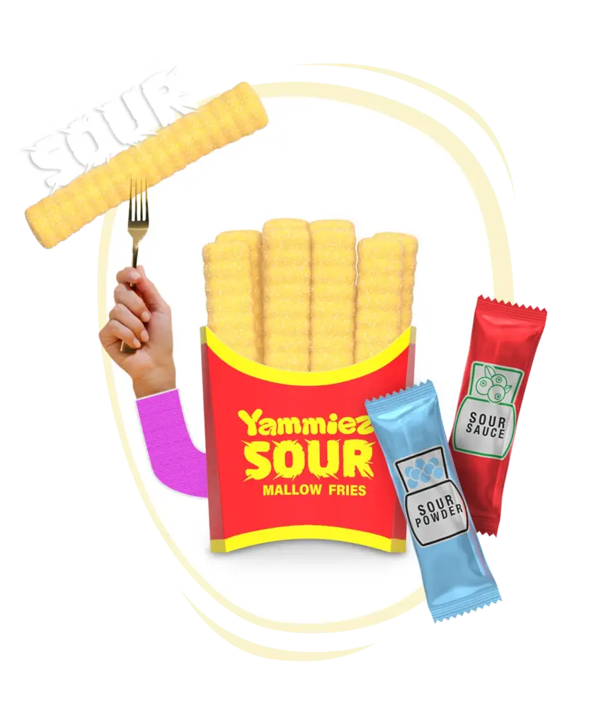 Yammiez Papas fritas Sour  48g
