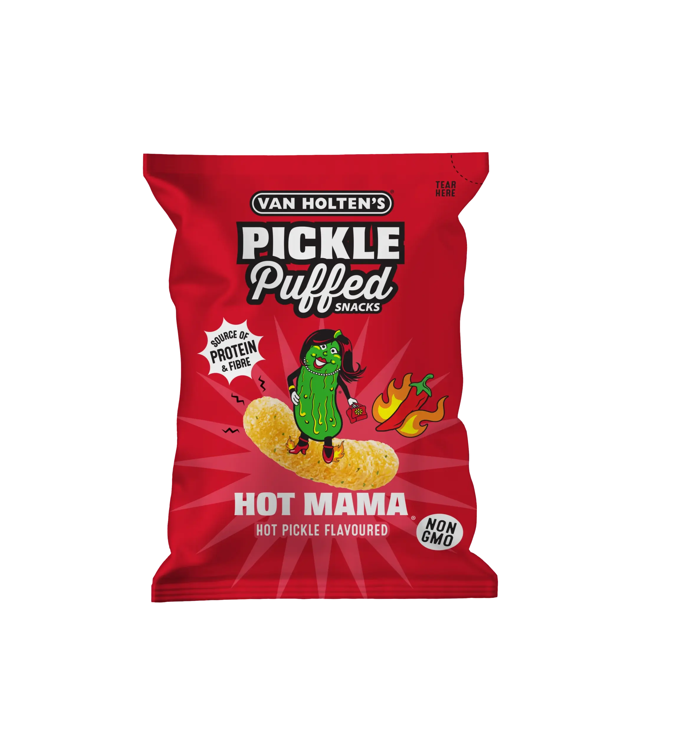 Van Holten’s Hot Mama Pickle Puffs 90g