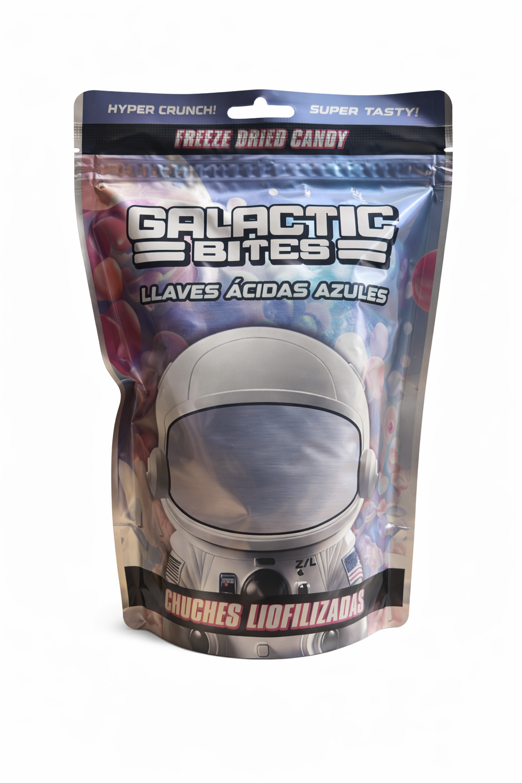 Llaves Ácidas Azules Galactic Bites 50g