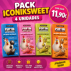 Pack Chocolates IconikSweet 4 Unidades – Snack Dulce Variado