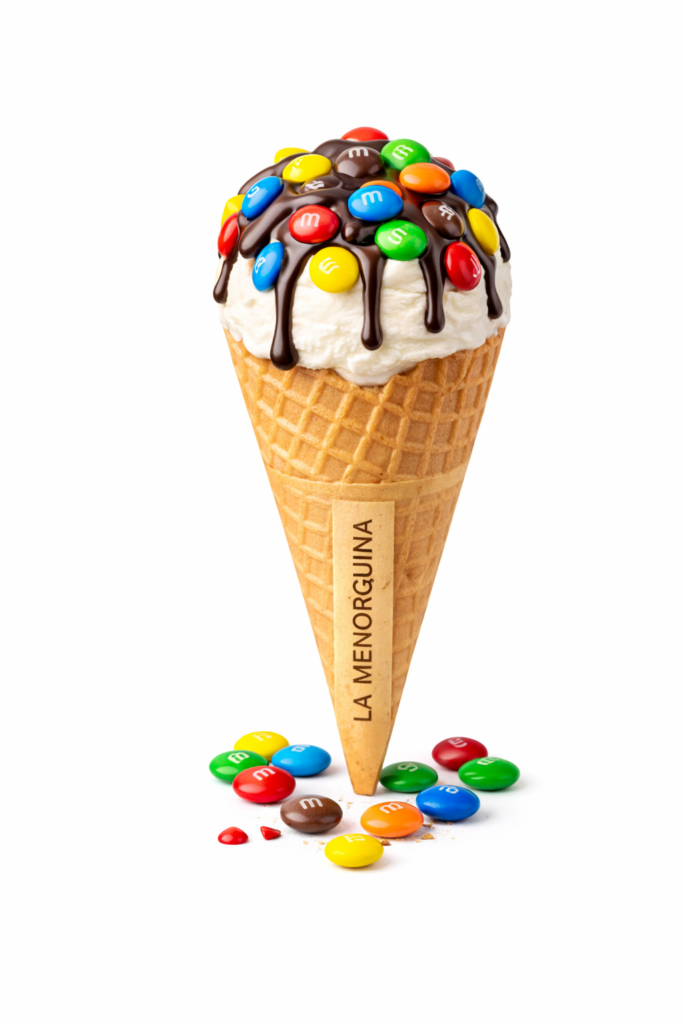 Cono Helado con M&M’s