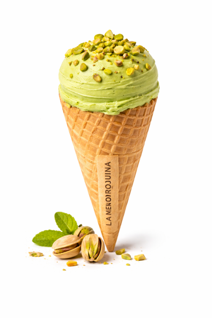 Cono Helado de Pistacho