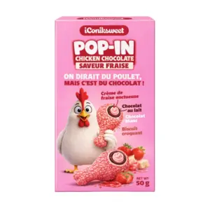 Iconiksweet Pop-In Chicken Strawberry 50g