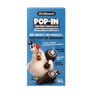Iconiksweet Pop-In Chicken Cookies Cream 50g