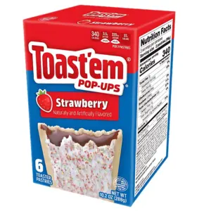 Toast'em Pop-Ups Strawberry, galletas con crema de fresa de 288g