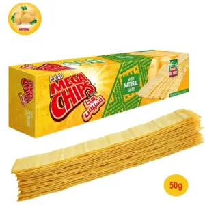 Mega Chips Naturales 50g – Papas Crujientes con Sal