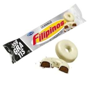 Filipinos Recubierto de Chocolate Blanco 128gr